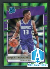 2020-21 ROBERT WOODARD II PANINI DONRUSS RATED ROOKIE RC #219 GREEN